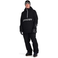 Spyder Signal GTX Insulated Anorak - Men's -Buckmans Store fw23 spyder menssignalgtxinsulatedanorak black 3