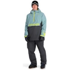 Spyder Signal GTX Insulated Anorak - Men's -Buckmans Store fw23 spyder menssignalgtxinsulatedanorak tundra 3