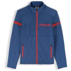 Spyder Speed Full Zip Fleece Jacket - Men's 11 Spyder Speed Full Zip Fleece Jacket - Men's -Buckmans Store fw23 spyder mensspeedfullzipfleecejacket abyssvolcano 3