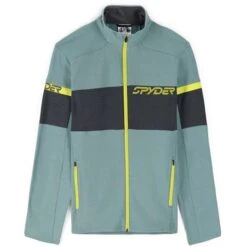 Spyder Speed Full Zip Fleece Jacket - Men's 14 Spyder Speed Full Zip Fleece Jacket - Men's -Buckmans Store fw23 spyder mensspeedfullzipfleecejacket tundracitron 1