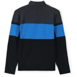 Spyder Speed Half Zip Fleece Jacket - Men's -Buckmans Store fw23 spyder mensspeedhalfzipfleecejacket blackcollegiate 2