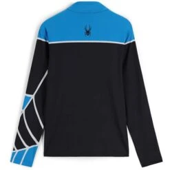 Spyder Spirit Of '78 Zip T-Neck - Men's -Buckmans Store fw23 spyder mensspiritof78ziptneck collegiateblack 2