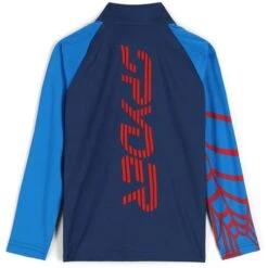 Spyder Bug Zip T-Neck - Toddler Boy's -Buckmans Store fw23 spyder toddlerboysbugziptneck abyss 2