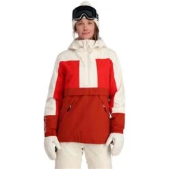Spyder All Out Anorak - Women's -Buckmans Store fw23 spyder womensalloutanorak rooibostea 1