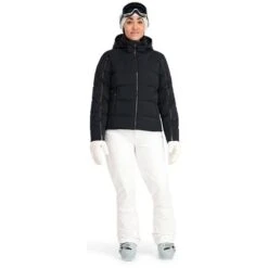 Spyder Falline GTX Infinium No Faux Fur Down Jacket - Women's 22 Spyder Falline GTX Infinium No Faux Fur Down Jacket - Women's -Buckmans Store fw23 spyder womensfallinegtxinfiniumnofauxfurdownjacket black 3
