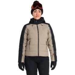 Spyder Falline GTX Infinium No Faux Fur Down Jacket - Women's 28 Spyder Falline GTX Infinium No Faux Fur Down Jacket - Women's -Buckmans Store fw23 spyder womensfallinegtxinfiniumnofauxfurdownjacket cashmere 1