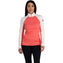 Spyder Savona Zip T-Neck - Women's -Buckmans Store fw23 spyder womenssavonaziptneck tropic 1