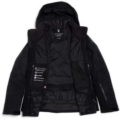Spyder Schatzi GTX Jacket - Women's -Buckmans Store fw23 spyder womensschatzigtxjacket black 5