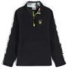 Spyder Speed Fleece Zip T-Neck - Youth -Buckmans Store fw23 spyder youthspeedfleeceziptneck black 1
