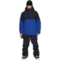 Volcom L Ins Gore-Tex Jacket - Men's -Buckmans Store fw23 volcom menslinsulatedgoretexjacket darkblue 3