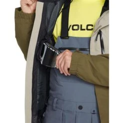 Volcom L Ins Gore-Tex Jacket - Men's -Buckmans Store fw23 volcom menslinsulatedgoretexjacket darkkhaki 6