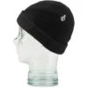 Volcom Sweep Lined Beanie -Buckmans Store fw23 volcom sweeplinedbeanie black