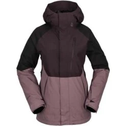 Volcom Aris Ins Gore Jacket - Women's -Buckmans Store fw23 volcom womensarisinsulatedgorejacket blackplum 1