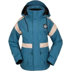 Volcom Melancon Gore-Tex Jacket - Women's -Buckmans Store fw23 volcom womensmelancongoretexjacket petrolblue 1