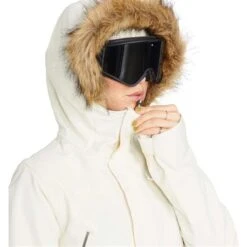 Volcom Shadow Ins Jacket - Women's -Buckmans Store fw23 volcom womenssherwininsulatedjacket offwhite 4