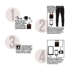 Mens Heated Base Layer Bottom -Buckmans Store mens heated baselayer bottom4