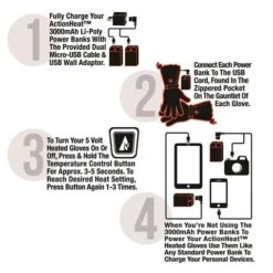 Mens Heated Snow Gloves -Buckmans Store mens heated snow gloves4