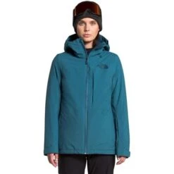 Women The North Face ThermoBall ECO Snow Triclimate Jacket - NF0A4R18 -Buckmans Store nf0a4r18 shc front