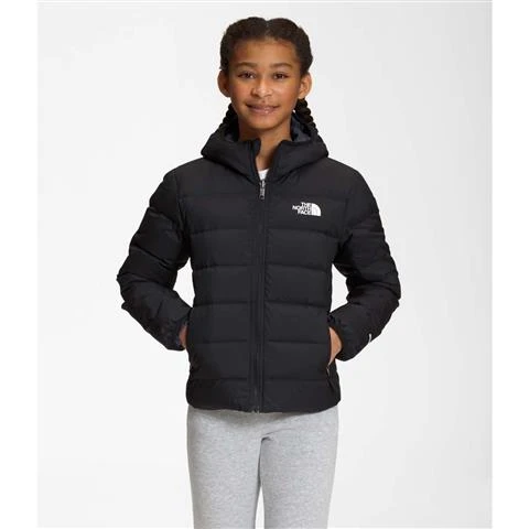 The North Face Reversible North Down Hooded Jacket - Girl's 13 The North Face Reversible North Down Hooded Jacket - Girl's - Image 11