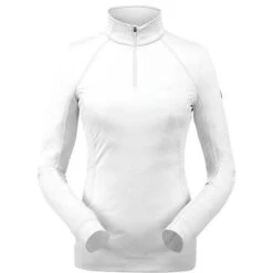 Spyder Savona Zip T-Neck - Women's -Buckmans Store spyder savona zip t womens white front