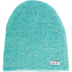 Neff Daily Heather Beanie NF00006 -Buckmans Store teal white neff daily heather beanie 31656