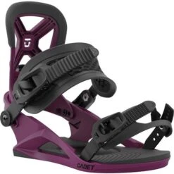Union Cadet Snowboard Bindings - Youth 7 Union Cadet Snowboard Bindings - Youth -Buckmans Store un 22 cadet purple front2233