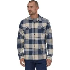 Patagonia L/S Organic Cotton Midweight Fjord Flannel Shirt - Men's (42400) -Buckmans Store wbf22233 42400 losm zt1