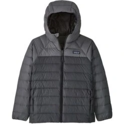Patagonia Kid's Reversible Down Sweater Hoody With NetPlus - 68640 -Buckmans Store wbf2223 68640 inbk to
