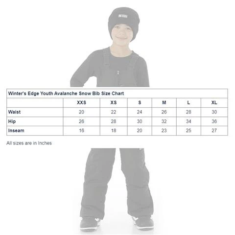 Winter's Edge Avalanche Snow Bib - Kids 7 Winter's Edge Avalanche Snow Bib - Kids - Image 5